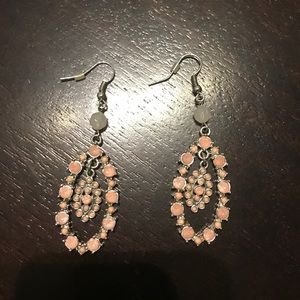 Pink Drop Earrings